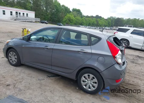 2017 Hyundai Accent Se z USA, uszkodzony, nr VIN KMHCT5AE0HU335450